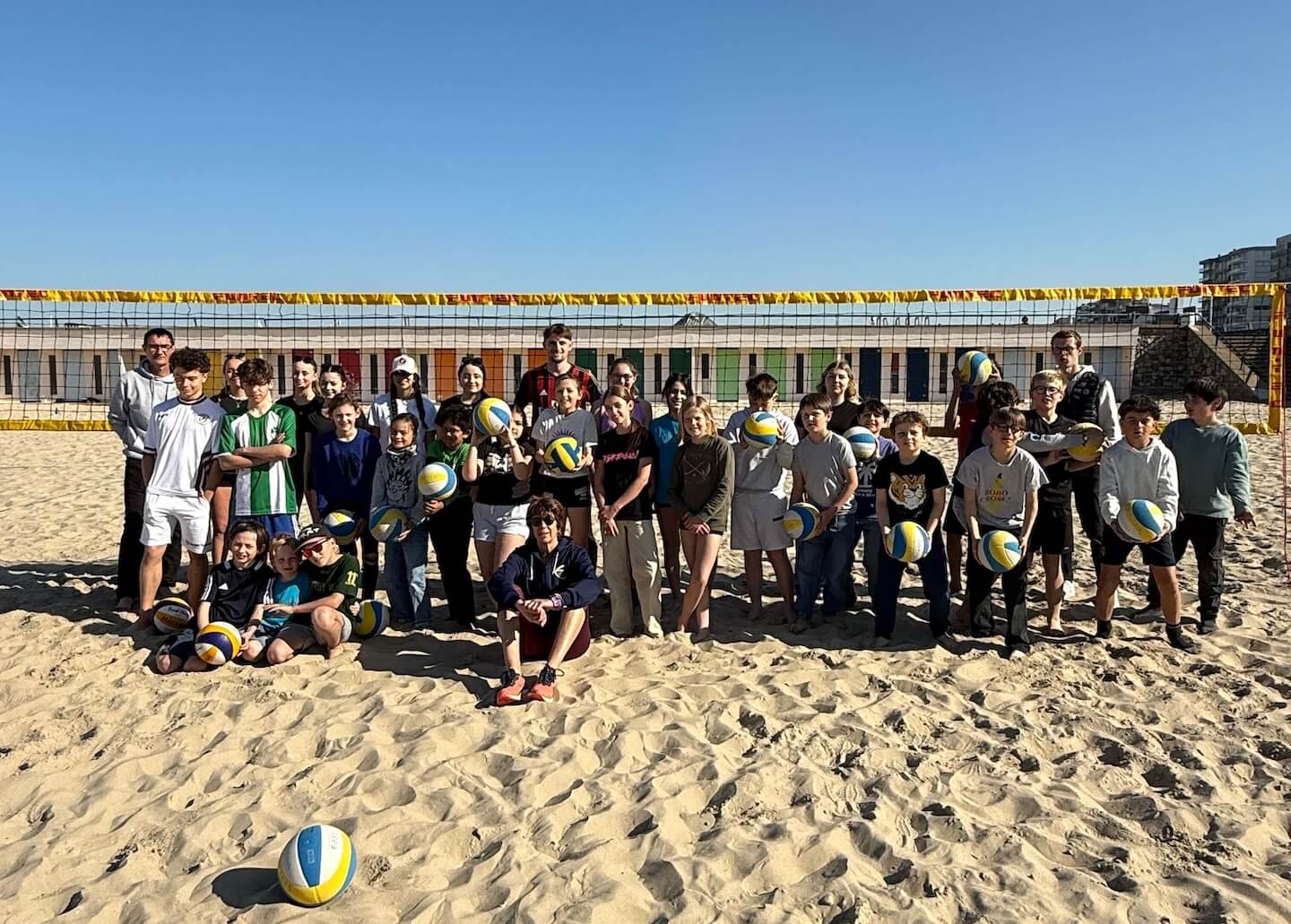 Volley vacances s’est installé au patio du Touquet