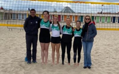 En route pour le troisième tour pour les M18F en coupe de France de Beach volley!