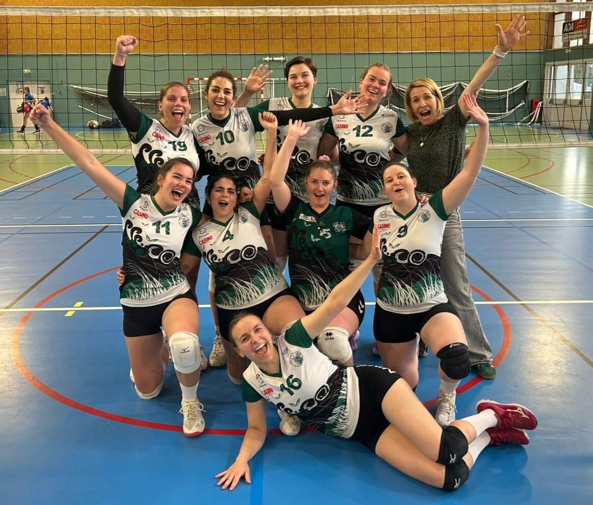 Les volleyeuses touquettoises s’imposent pour le dernier match à domicile !
