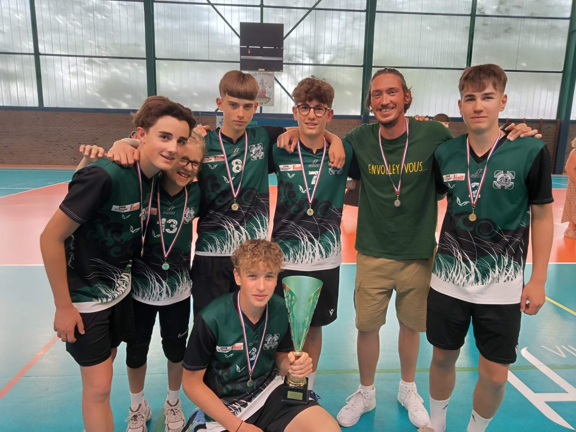Les M15M vainqueurs de la coupe du Pas de Calais 