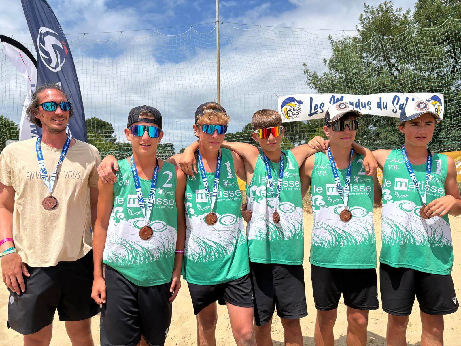 Les M15M, 3ème de la coupe de France Beach !